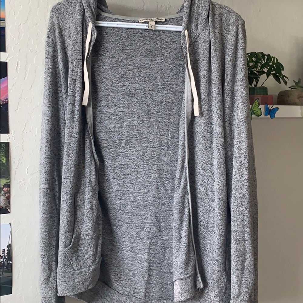 Oversized grey hoodie
